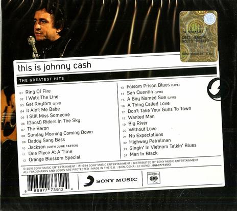 This Is. The Man in Black - CD Audio di Johnny Cash - 2