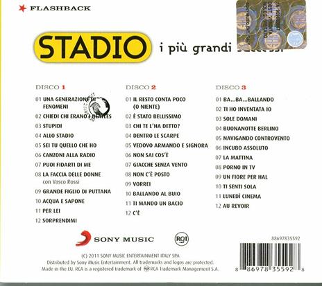 Stadio - CD Audio di Stadio - 2