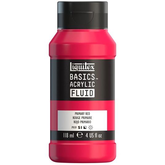 Acrilico Liquitex Basics Fluid 118Ml Primary Red Row