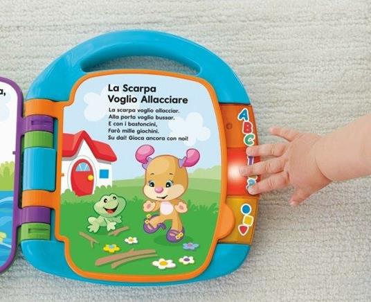 Fisher Price- Libro delle Canzoncine Ridi e Impara, Libricino per Imparare  Parole, Lettere e Numeri; 6+ Mesi - Fisher Price - Per la culla e il  passeggino - Giocattoli