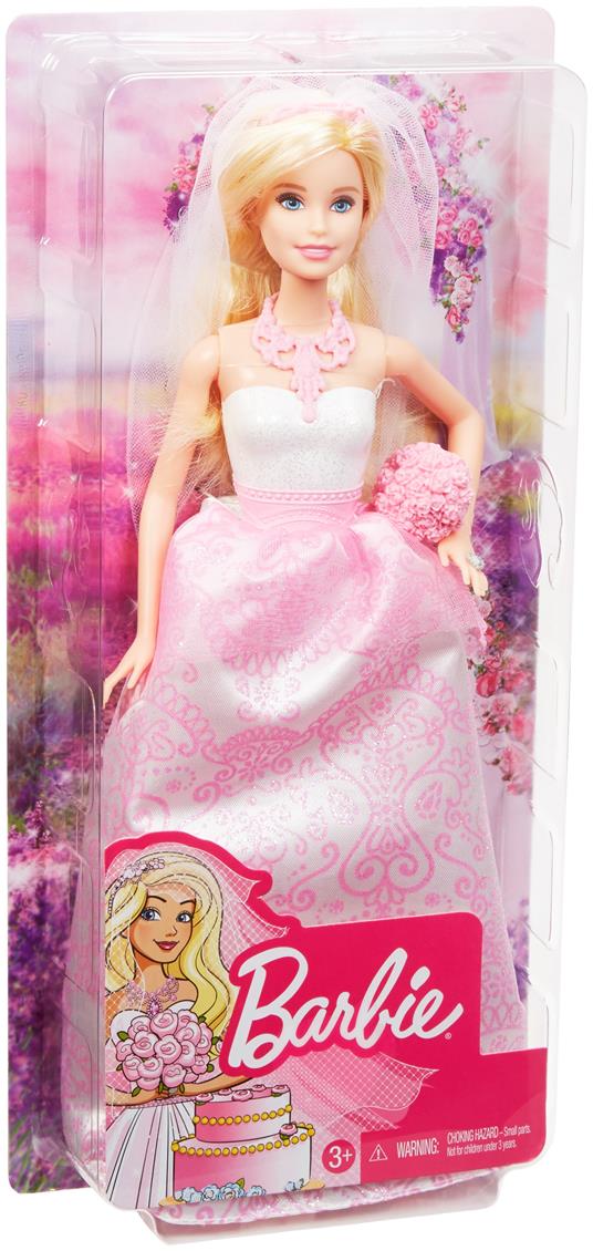 Barbie- Bambola Sposa con abito e accessori tra cui il velo, collier,  scarpe e bouquet da tenere in mano - Barbie - Barbie Modern Fairytale -  Bambole Fashion - Giocattoli | laFeltrinelli