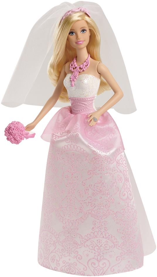 Barbie- Bambola Sposa con abito e accessori tra cui il velo, collier,  scarpe e bouquet da tenere in mano - Barbie - Barbie Modern Fairytale -  Bambole Fashion - Giocattoli | Feltrinelli