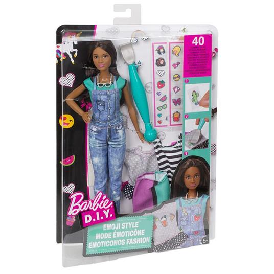 Barbie. D.i.y. Emoji style mora - Barbie - Bambole Fashion - Giocattoli |  Feltrinelli