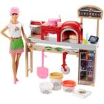 Barbie Fairytale. Barbie Pizza Chef Playset (FHR09)