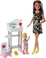 Barbie. Babysitter con Bagno