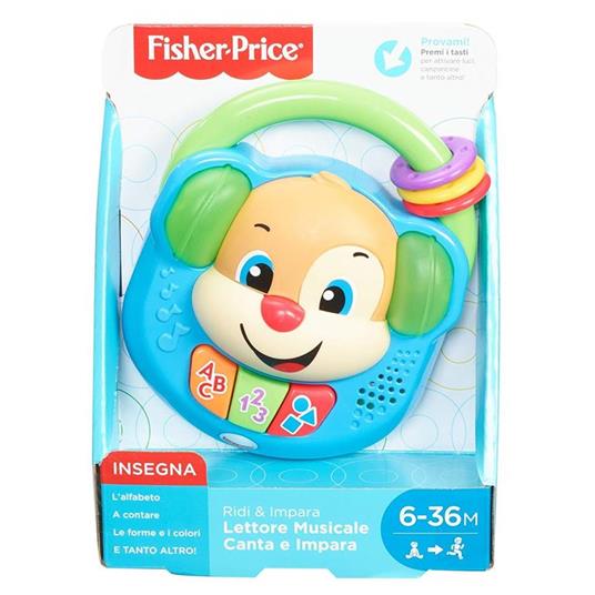 Fisher-Price Ridi & Impara, Lettore Musicale, Giocattolo per Bambini 6+ Mesi - 2