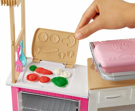 Barbie. Cucina con Bambola. Plastilina in 5 Colorazioni e Oltre 20 Accessori - 30