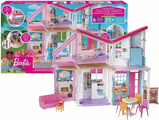 Barbie Casa di Malibu, Casa per Bambole con Accessori - Barbie - Barbie  Estate - Bambole Fashion - Giocattoli | laFeltrinelli