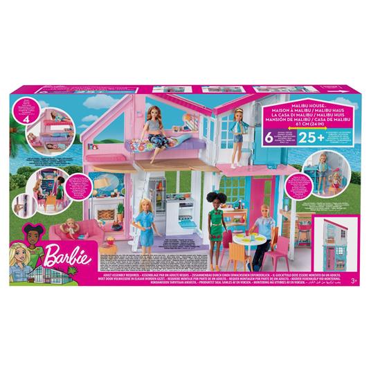 Barbie Casa di Malibu, Casa per Bambole con Accessori - Barbie - Barbie  Estate - Bambole Fashion - Giocattoli | Feltrinelli