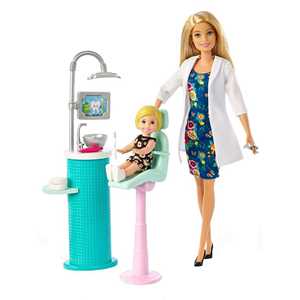 ?Barbie - @BarbieStyle Studio Set moda con bambola Barbie bionda  completamente snodata, include specchiera con sedia