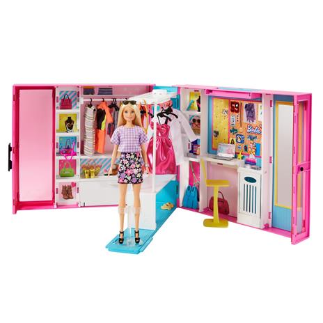 BARBIE - FASHION BOUTIQUE CON BAMBOLA E ARMADIO TOP