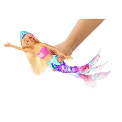 Barbie Dreamtopia Bambola Sirena Bionda con Coda Che Si Muove e Luci - 11