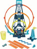 Hot Wheels Track Builder, Playset Pista Triple Loop, Giocattolo per Bambini 4+ Anni. Mattel (GLC96)