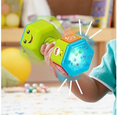 Fisher-Price, Il Pesetto Suona e si Illumina con Luci Colorate, Giocattolo per Bambini 6+ Mesi. Mattel (GRF34) - 12