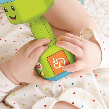 Fisher-Price, Il Pesetto Suona e si Illumina con Luci Colorate, Giocattolo per Bambini 6+ Mesi. Mattel (GRF34) - 4