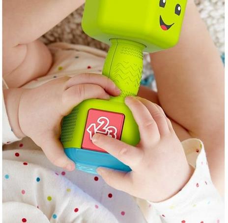 Fisher-Price, Il Pesetto Suona e si Illumina con Luci Colorate, Giocattolo per Bambini 6+ Mesi. Mattel (GRF34) - 9