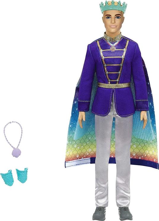 Barbie Ken Dreamtopia 2 in 1 con capelli biondo, trasformazione da principe  a tritone, 2 outfit più accessori inclusi - Barbie - Bambole Fashion -  Giocattoli | laFeltrinelli
