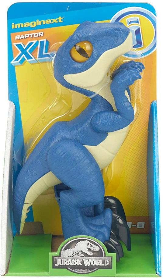 Imaginext Jurassic World Dinosauro Velociraptor XL con Zampe Mobili,  Giocattolo per Bambini 3+Anni,GWP07 - Mattel - Dinosauri - Giocattoli |  laFeltrinelli