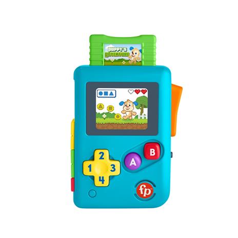 Fisher-Price Ridi & Impara Baby Console Gioca e Vai, Giocattolo educatico con musica, suoni e frasi.