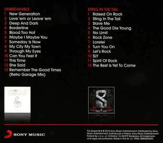 Unbreakable - Sting in the Tail - CD Audio di Scorpions - 2