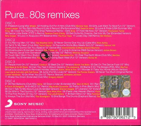 Pure... 80s Remixes - CD Audio - 2