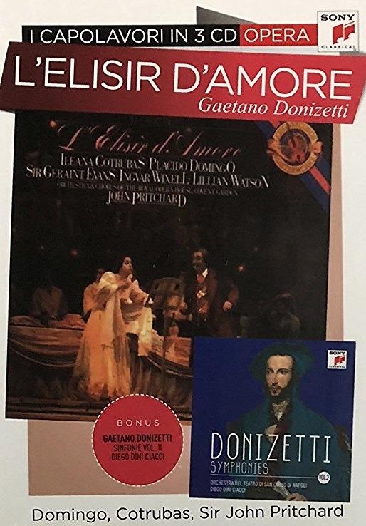 L'elisir d'amore. I Capolavori in 3 CD - CD Audio di Gaetano Donizetti