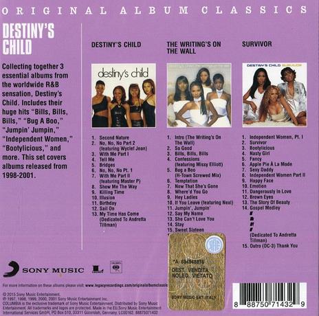 Original Album Classics - CD Audio di Destiny's Child - 2