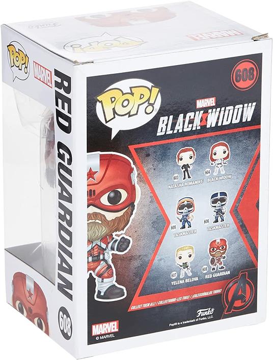 Figure POP! Vinyl Marvel. Black Widow. Guardia Rossa - 4