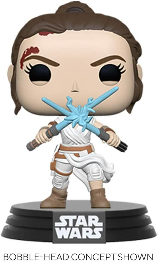 Star Wars Funko Pop! Rey W/Two LightSabers Bobble-Head Vinyl Figure 434 - 2