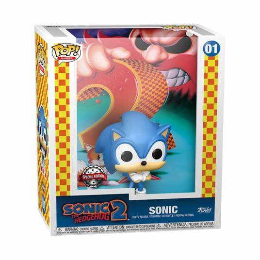 Sonic the Hedgehog 2 POP! Game Cover Vinyl Figure Sonic (Exclusive) 9 cm -  Funko - TV & Movies - Giocattoli