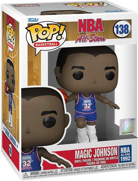 Funko POP NBA:Legends-MagicJohnson(BlueAllStarUni1991) - 2