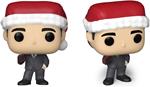 The Office: Holiday - Pop Funko Vinile Portachiavi Tree Holiday Box 4pz Funko Gadget