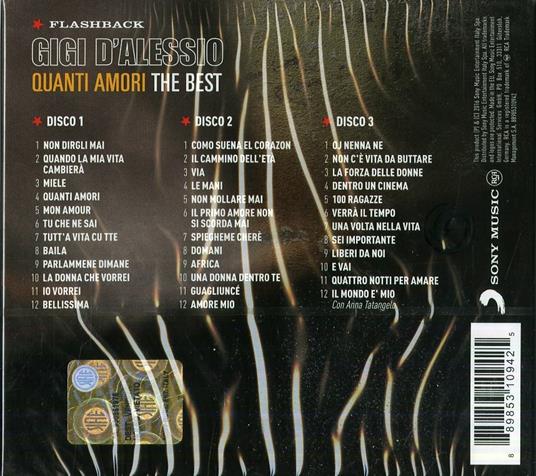 Quanti amori. The Best - Gigi D'Alessio - CD | Feltrinelli