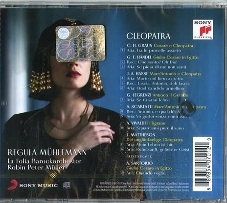 Cleopatra - Arie barocche - CD Audio di La Follia Barocca,Robin Peter Müller,Regula Mühlemann - 2