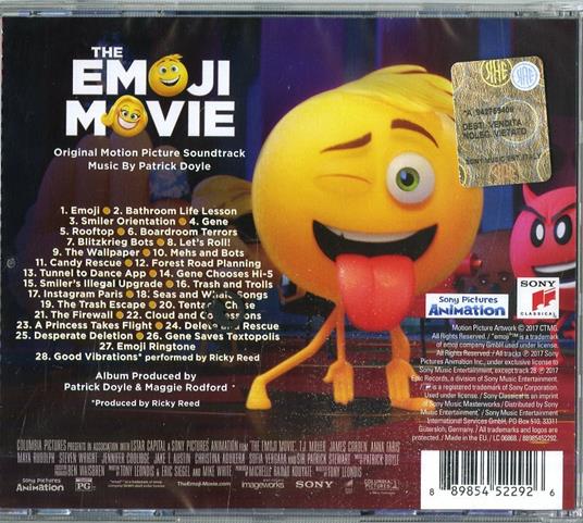 The Emoji Movie (Colonna sonora) - Patrick Doyle - CD | laFeltrinelli