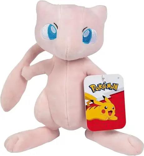 Pokemon Peluche Mew 20 cm, giocattolo esclusivo 2021, con licenza ufficiale