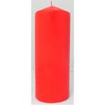 Candela Pilastro 20X7,5Cm Rosso In Cera Per Casa Ristorante Albergo