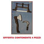 Offerta 4 Attrezzi Falegname Accessori Per Presepe Classico