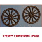 Offerta 4 Ruote Per Carro Cm. 5 Accessori Presepe Classico