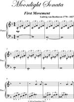 Moonlight Sonata First Movement Easiest