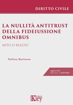 La nullità antitrust della fideiussione omnibus