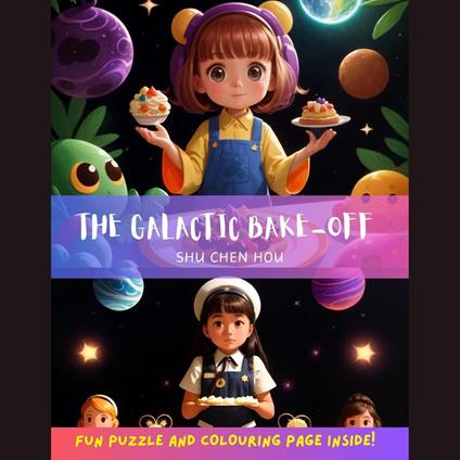 The Galactic Bake-Off: A Cosmic Bedtime Story Audiobook with Coloring Page and Puzzle Included