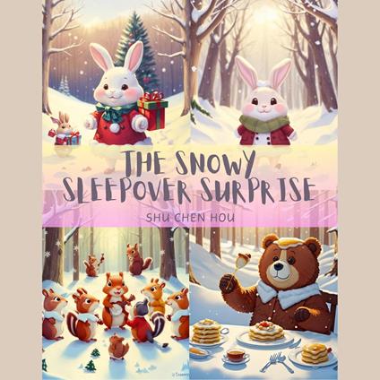 The Snowy Sleepover Surprise: A Kids' Bedtime Story Picture Audiobook with Piano Music