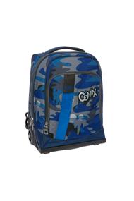 Zaino trolley Comix Flash Camuland Blu - 32x47x23 cm