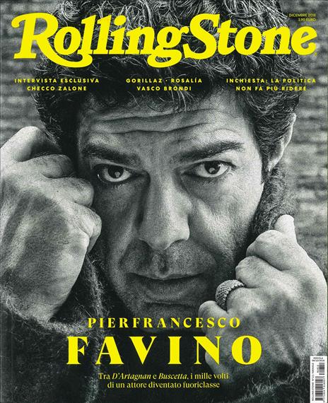 Rivista Rolling Stone. Numero 12, Dicembre 2018. Con calendario 2019 - copertina