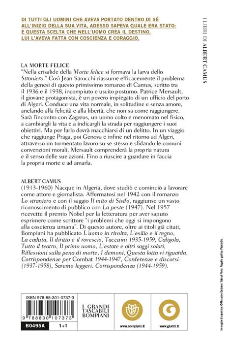 La morte felice -  Albert Camus - 2