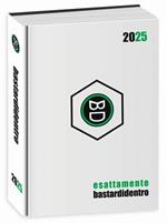 Diario Pocket 16 mesi, 2024-25, Classic Bastardidentro, bianco con logo