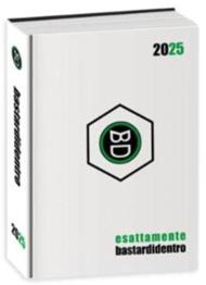 Diario 16 mesi, 2024-25, Classic Bastardidentro, bianco con logo