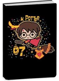 Diario 10 mesi, 2024-25, Harry Potter, nero con disegno harry potter