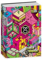 Diario Pocket 16 mesi, 2024-25, Special Bastardidentro, fucsia-verde fantasia